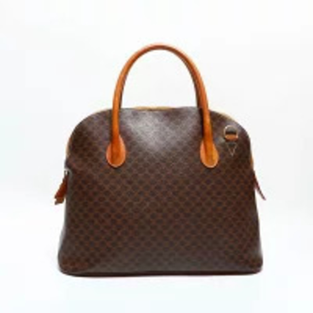 Celine Macadam Handbag Brown - Picture 2 of 13